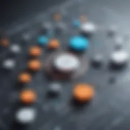 Abstract Conceptual Artwork of Workflow Automation