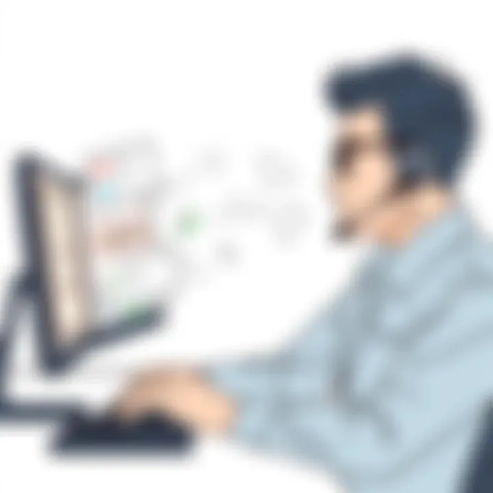 Business professional utilizing ActiveCampaign for marketing automation