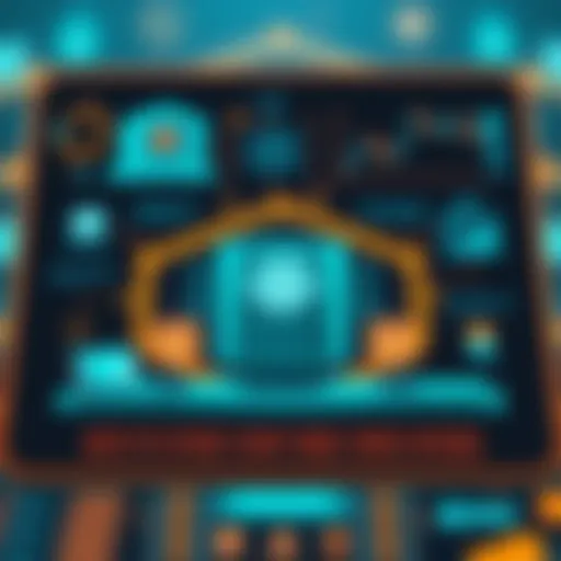 Visual representation of adaptive financial software architecture