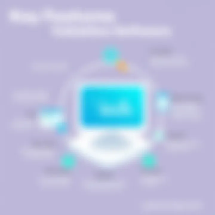 Key Features of Valuation Software Infographic showcasing key features of asset valuation software