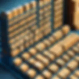 Visual representation of automated inventory management system