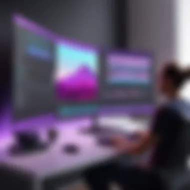 Illustration highlighting the benefits of using Adobe Premiere Pro trial for video projects