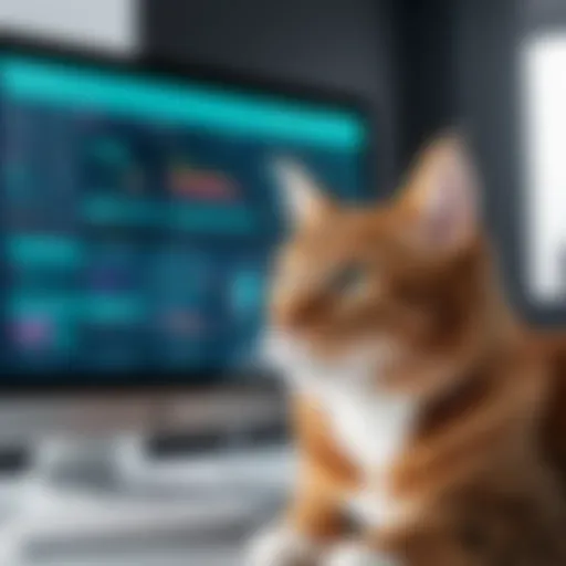 Veterinary software interface showcasing user-friendly design