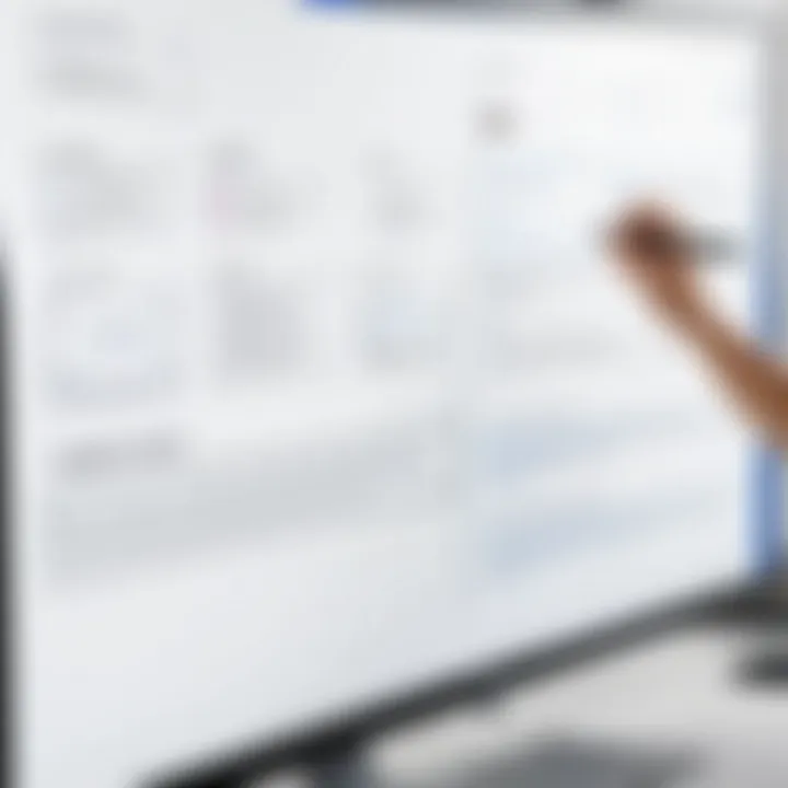 Screenshot of a popular whiteboard application interface