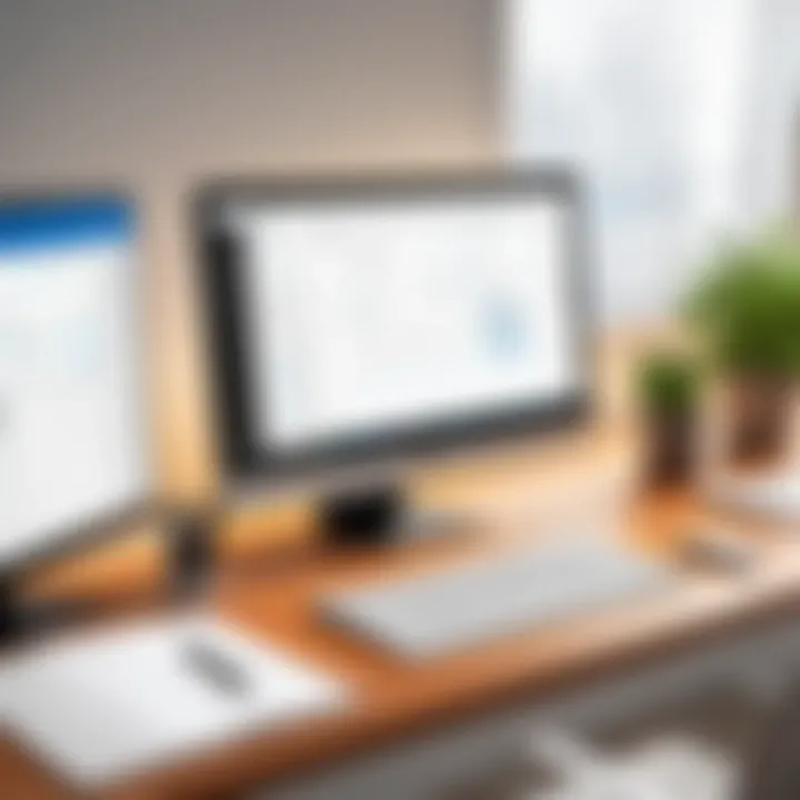 An organized workspace showcasing whiteboard tools and features