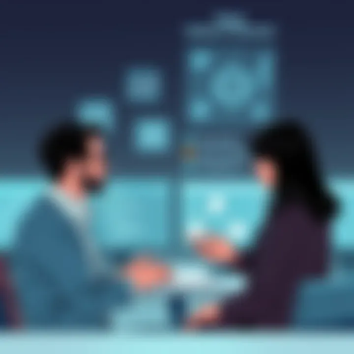 Informed Software Investment Decisions Business professionals discussing software investment