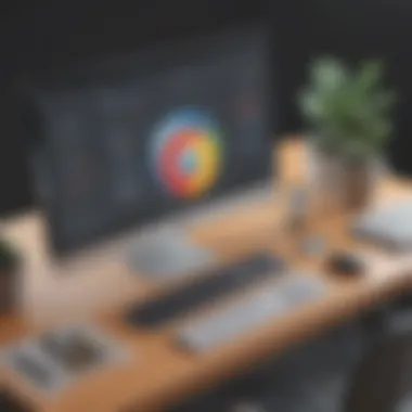 Simplified Setup Procedures for Chrome Remote Desktop Illustration depicting setup guides for Chrome Remote Desktop