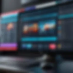 Interface of advanced cinema POS software showcasing features.