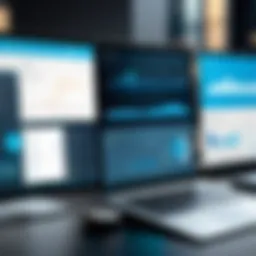 An elegant dashboard of Salesforce showcasing its sophisticated user interface