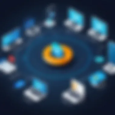 Understanding VoIP Security Protocols Infographic depicting security measures in VoIP systems