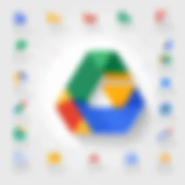 Collaboration Tools in Google Drive An infographic illustrating collaboration tools available in Google Drive.