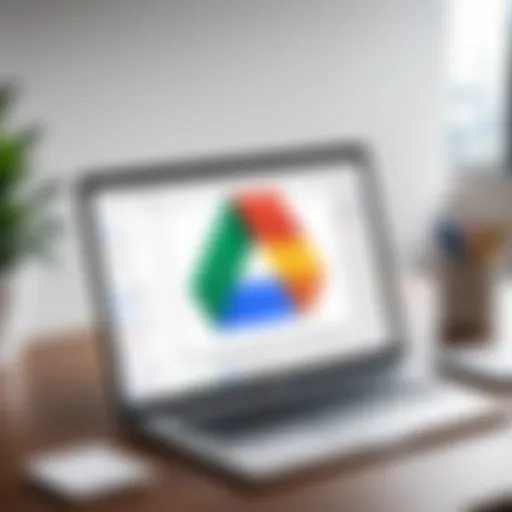 A visual representation of Google Drive's user interface showcasing its organizational features.