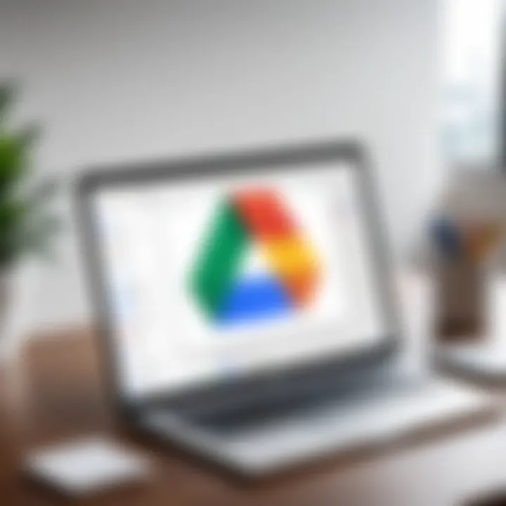A visual representation of Google Drive's user interface showcasing its organizational features.