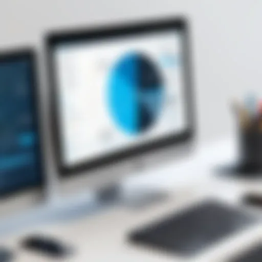 Illustration of diverse software interfaces for time tracking