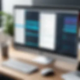 Overview of event management software interface showcasing user-friendly design