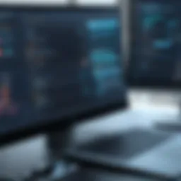 Visual representation of staffing software functionalities