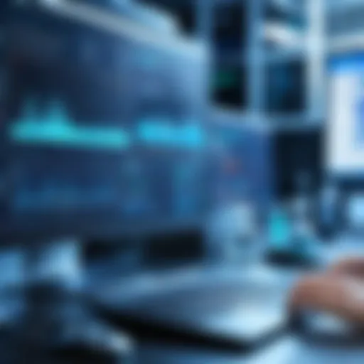 Advanced laboratory software interface showcasing data analytics