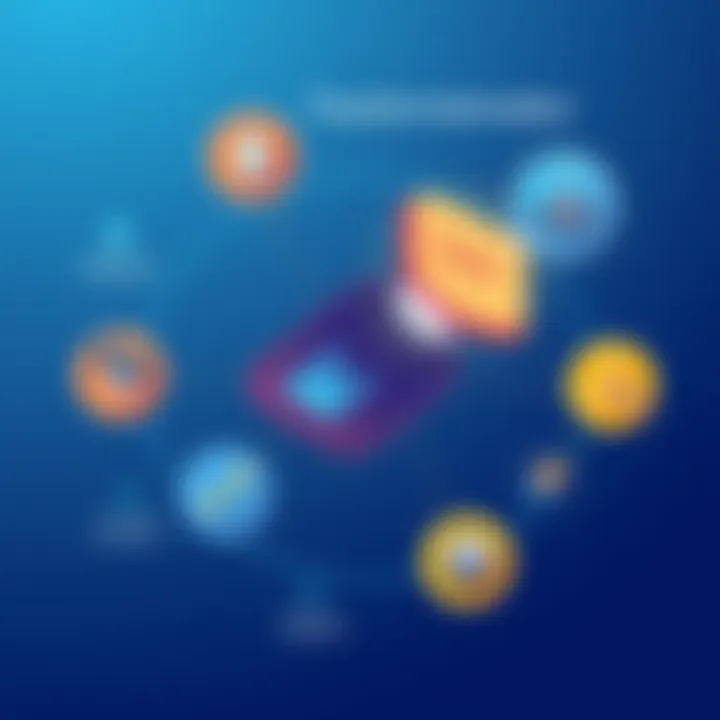 Diagram showcasing digital transformation in lending