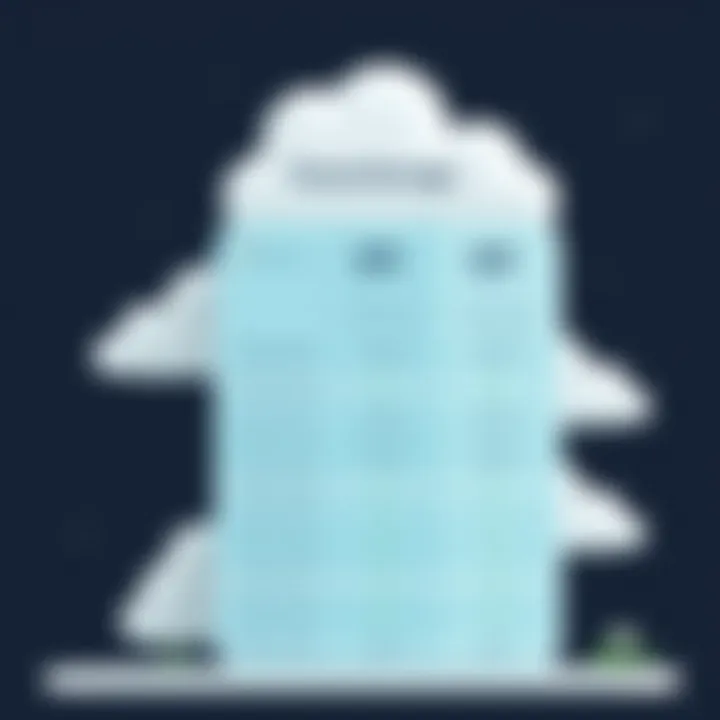 Visual representation of Adobe Cloud Storage pricing plans