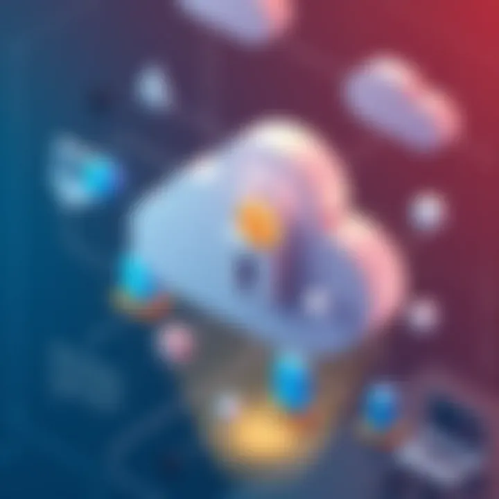 Graphical depiction of security protocols in Adobe Cloud Storage