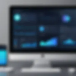 User interface of a learning management system