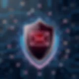 Email Security Shield A shield symbolizing email security