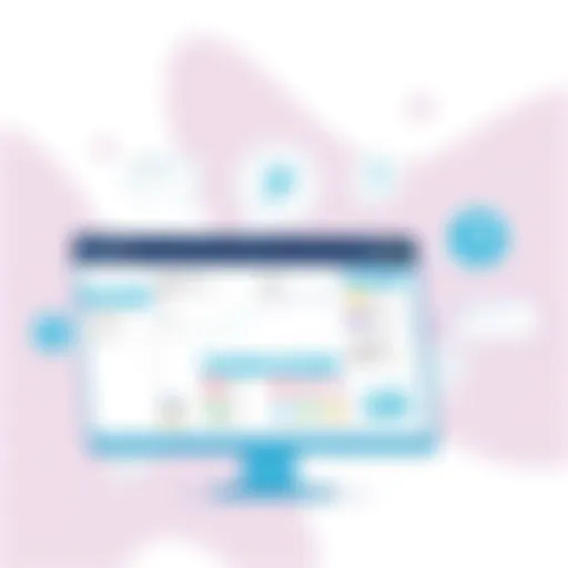 User interface of Cyma Payroll Software showcasing dashboard features