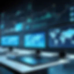 Visual representation of digital data exchange