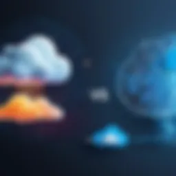 Visual comparison of Sales Service and Marketing Cloud features