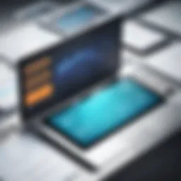 Digital asset management interface showcasing archival materials