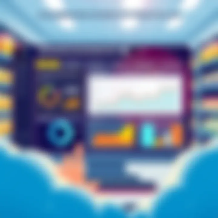 An analytics dashboard showing retail performance metrics