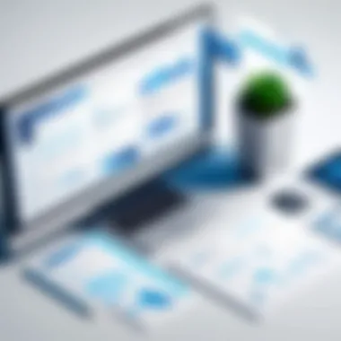 Streamlined Management Process Conceptual image illustrating streamlined document version management process