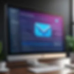 A digital dashboard displaying email verification results