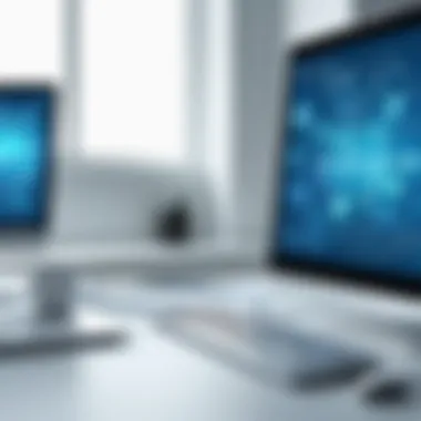 Integrating Technology in Healthcare Abstract representation of healthcare technology integration
