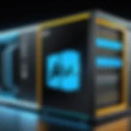Cloud infrastructure illustrating SAP and Azure integration