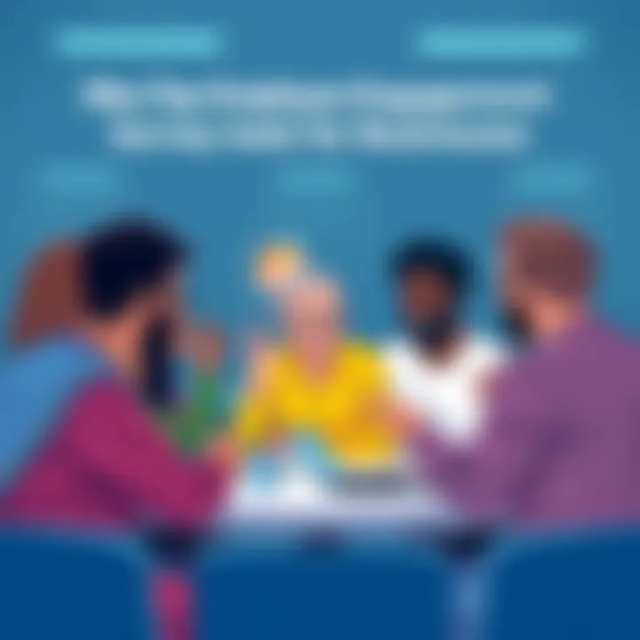 Discussion on Employee Feedback and Insights Diverse group discussing feedback from employee surveys