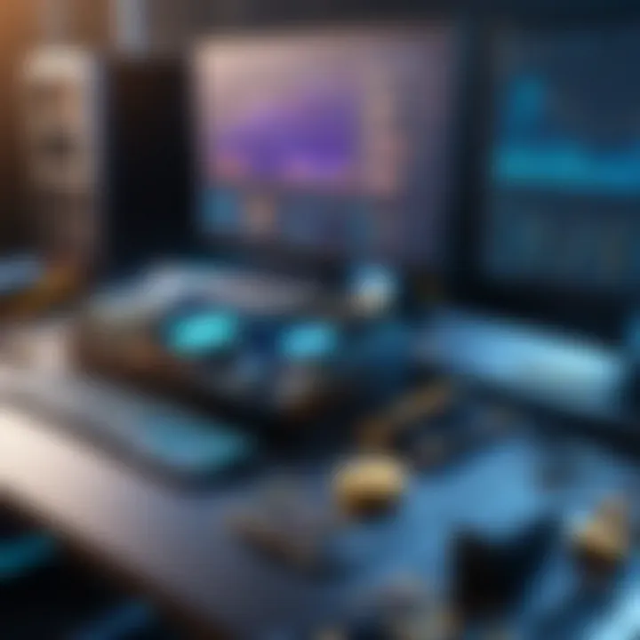 A detailed technical setup for cryptocurrency mining