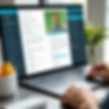 Customizing Invitations on Evite User interacting with Evite's invitation customization options