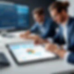 A cohesive team utilizing acuity scheduling software