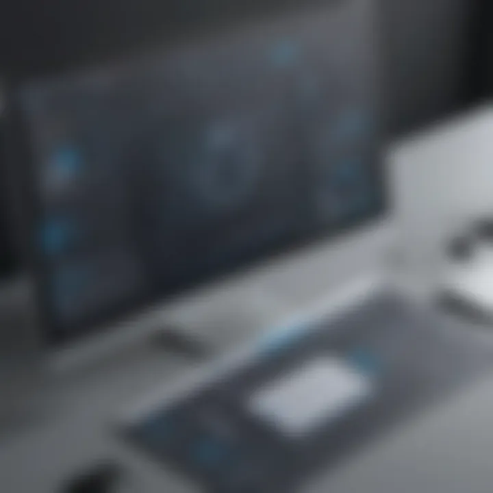 Abstract representation of design software selection process