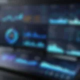 User interface of call center software showcasing dashboard analytics