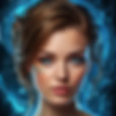 Harnessing Creativity with Adobe Photoshop A digital artist creating a stunning artwork using Adobe Photoshop