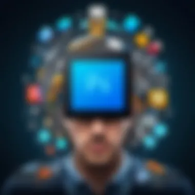 Photoshop Across Different Industries Showcasing diverse applications of Photoshop in various industries