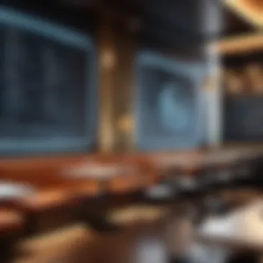 Embracing Technology in Restaurants A modern restaurant utilizing technology for better service