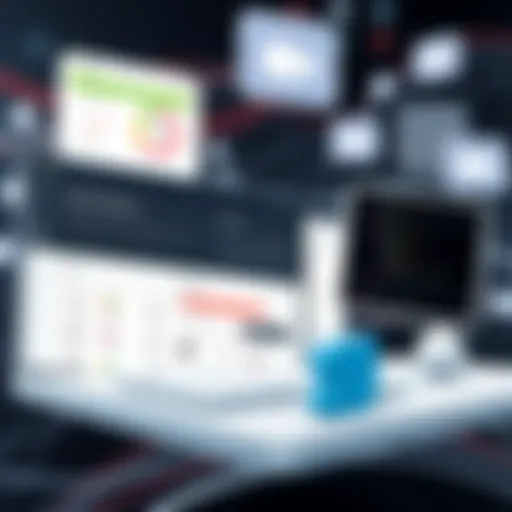 Illustration of a bug tracking dashboard