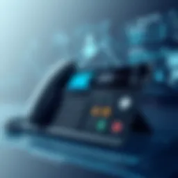 Modern IP phone system showcasing advanced features