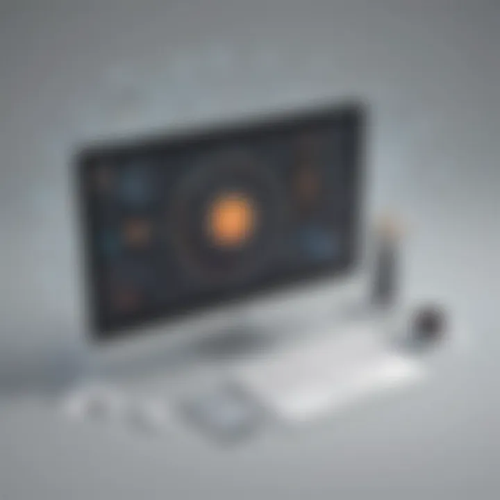 Conceptual visualization of productivity enhancement through technology