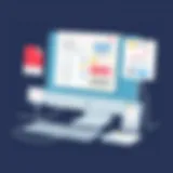 Innovative Interface of Mailing Label Software Innovative mailing label software interface showcasing design features