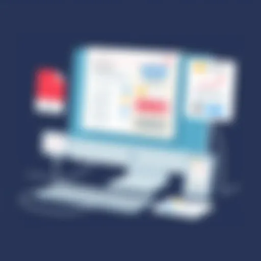 Innovative Interface of Mailing Label Software Innovative mailing label software interface showcasing design features