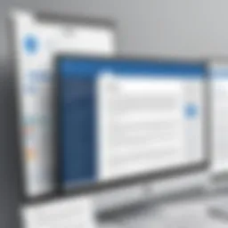 User interface of Microsoft Word showcasing various tools
